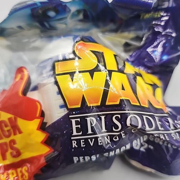 Star Wars 3 Piece Snack Clip Set Pepsi Japan Giveaway New 2005 R2D2 Chewy Stormt - Picture 3 of 9